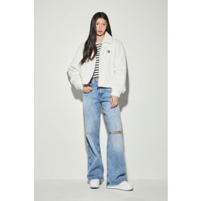 여성 칼라 퍼 재킷 T32F0WJC11TWT1 TOMMY JEANS