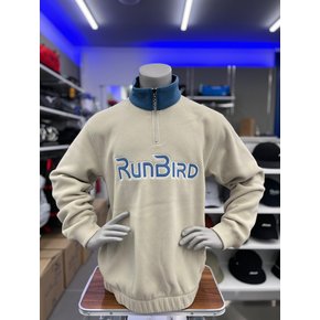 [여주점] 32YC3653 남여공용 플리스 하프 집업 맨투맨 RUNBIRD FLEECE HALF ZIP MTM 32YC3653 2C