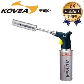 코베아 가스토치 KT-2020 오토캐논 자동점화 화력조절 원터치결합 부탄 가스 토치 캠프파이어