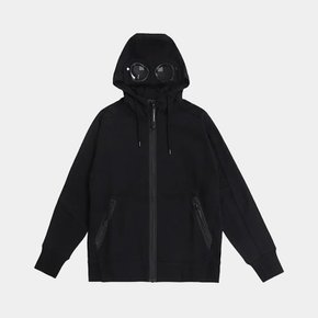 시피컴퍼니 남성 다이애그널 고글 와펜 후드집업 블랙 18CMSS028A 005086W 999