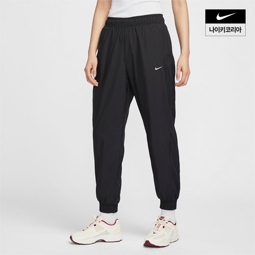 우먼스 나이키 스포츠웨어 클래식 우븐 UV 미드라이즈 루즈 조거 NIKE FV7661-010