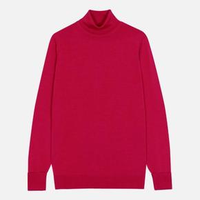 24FW 존스메들리 스웨터 CHERWELL PULLOVER ROLL NECK LS CRANBERRY