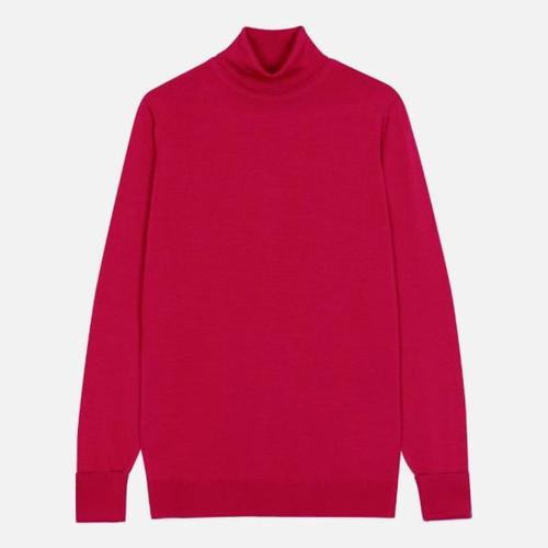 존스메들리 스웨터 CHERWELL PULLOVER ROLL NECK LS CRANBERRY