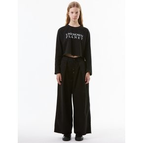 UP-309 턱 와이드 팬츠_TUCK WIDE PANTS BLACK