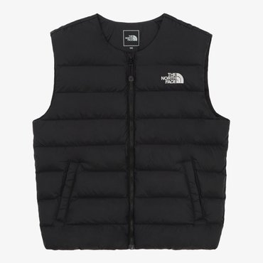 노스페이스 [노스페이스키즈 공식] NV3NR01S 키즈 에센셜 패딩 베스트_BLACK