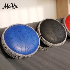  마루 스틸 텅드럼 14인치 15음계 C스케일(고양이) 풀패키지 힐링악기