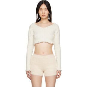 오프 화이트 & 토프 라 마이유 산톤 스웨터 22H223KN086-2123 110 Off-White