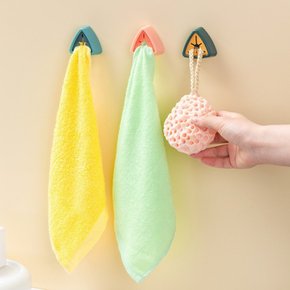 수건 행주 걸이대 무타공 걸이 흡착식 접착식 흡착 부착식 미니 거치대 홀더 타월 타올 KK0198
