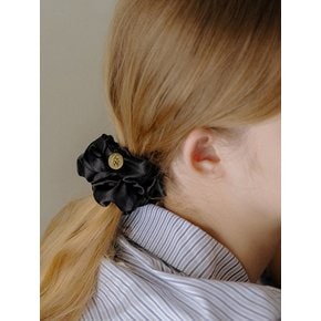HLD006  Classic pleated scrunchie (L)