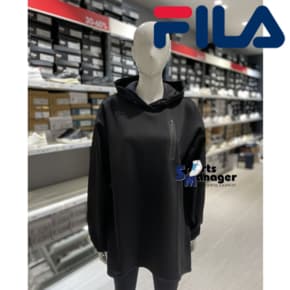 [세일] 휠라 후드티 /I13- FS2OPE3253F-BLK / 여성 FILA FIT 테크팩 후디 원피스