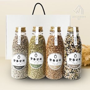 국산 잡곡 4종 선물세트 2호(귀리380g,흑보리,녹미,혼합곡,각400g)