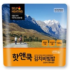 발열도시락 핫앤쿡 김치비빔밥 120g 비화식 백패킹 등산음식 전투식량 간편식