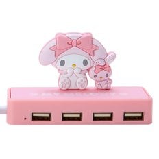 USB my melody 6 9.5 3cm 326909 SANRIO 산리오 슬림 허브 마이 멜로디 마이 멜로 짱 × ×