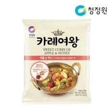 청정원 카레여왕 애플 허니 108g x8개