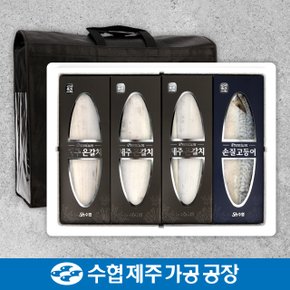 [9/12 오전8시 결제 건까지 명절전배송][제주수협] 프리미엄 갈치,고등어 혼합세트 1.65kg / 갈치400gx3미,고등어150gx3팩+부직포포장