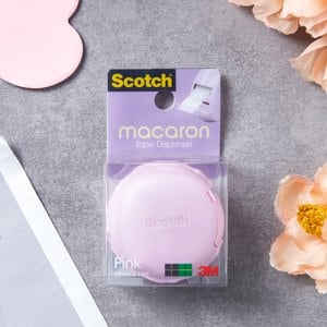  스카치 매직 테이프 마카롱 핑크 18mm