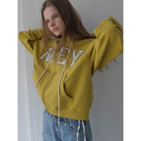 노이 소프트 스웨트 후드집업(Olive)