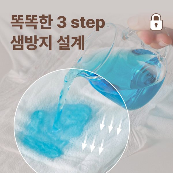 유기농 무표백 입는오버나이트 중형/대형 8매x6팩