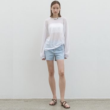 나인(Atelier Nain) (택가:69,000원)유이 데님 숏츠 팬츠(PT-5594)