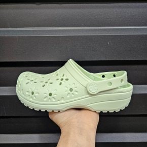 CLASSIC FLORAL CUT OUT CLOG 210927-3YH_DJ