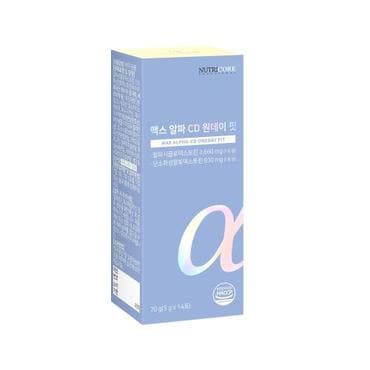 뉴트리코어 맥스 알파 CD 원데이 핏 14포 (1박스)