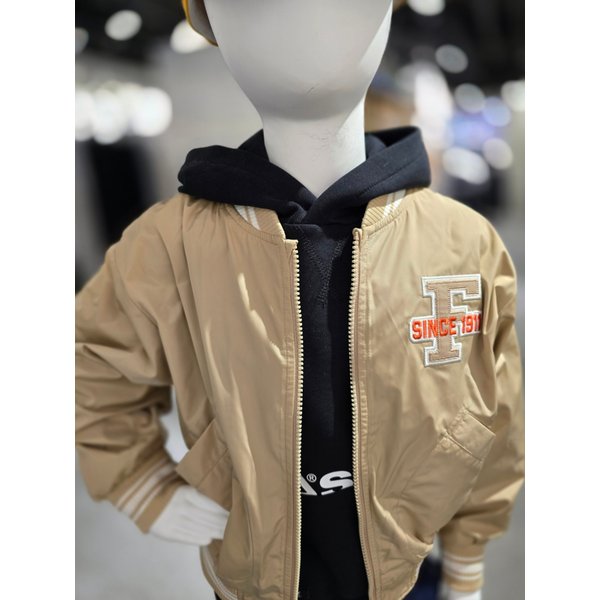 [파주점] 키즈 로고 포인트 바시티 점퍼(FK2JKG3401X-BEG)