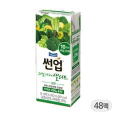 썬업 과일야채샐러드 그린 200ml x 48팩