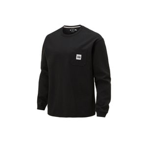 공용 베이직 롱 포켓 슬리브 티셔츠 32YA355009 활동성 신축성 운동 BASIC LONG SLEEVE