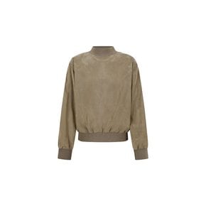 아모멘토 26FW Cupro Ribbed Pullover (2 Colors)