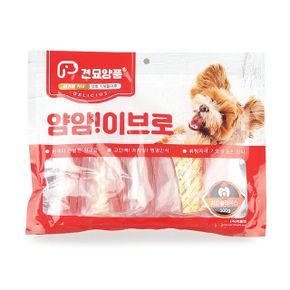 피플펫 강아지 간식 견묘양품 얌얌 이브로 치킨슬라이 X ( 3매입 )