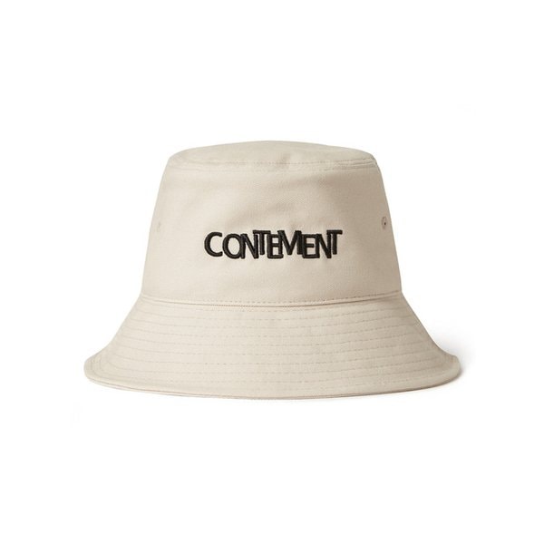 LOGO BUCKET HAT_BEIGE