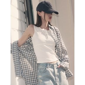 리브드 헨리넥 슬리브리스 [3COLOR]