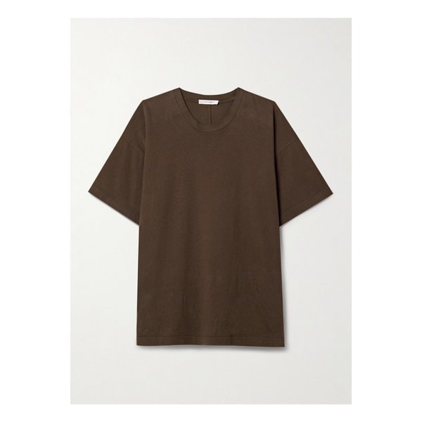 라비니아 코튼 저지 티셔츠 브라운 46376663162871824