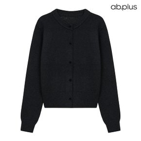 [ab.plus/신상] 베이직 콩단추 라운드 가디건 (LSA1MY34A)