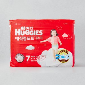 하기스 [택배배송][NEW] 하기스 매직컴포트팬티7 공용 특점보 32매