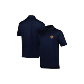 4540903 Champion Mens Navy Las Vegas Aviators Textured Solid Polo