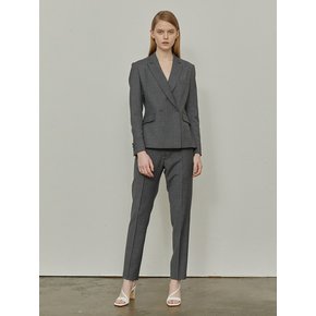 WOOL PINSTRIPE CiGARETTE DOUBLE SUIT