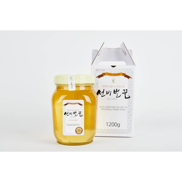 [선비벌꿀]아카시아꿀 1200g