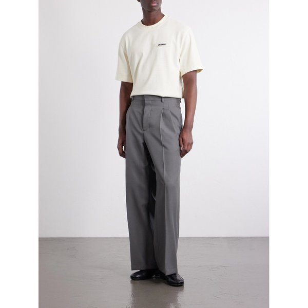 로고 아플리케 코튼 저지 티셔츠 46376663163117403