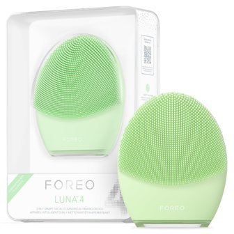  [] FOREO LUNA 4 4 루나 포레오 스마트 클렌징 디바이스 미안기 전동 세안 브러쉬 실리콘제