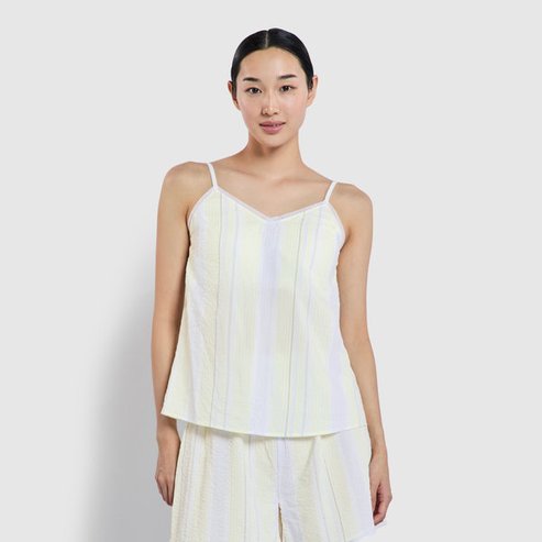 JAJU 25 S/S   여 코튼 레이온 슬립 상의  J425201002