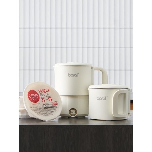 [한정특가/26년형] 지티스 올스텐 접이식 전기포트 여행용 캠핑 햇반