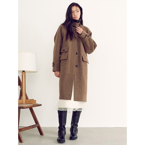 Signature Cocoon Fit Mac Coat  Light Brown (KE4X30M07C)