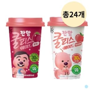 소와나무 쿨피스 에이드 복숭아 + 자두 300ml 24개