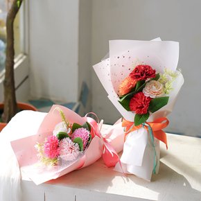 수리르 카네이션 4송이 비누꽃다발 가정의 달