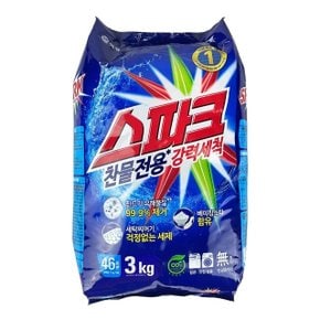 애경 스파크 분말세제 일반 드럼 겸용 리필 3kg - O (W9325CE)