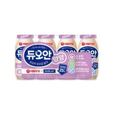  서울우유 듀오안 얌얌 100ml*4입