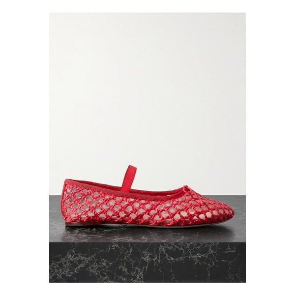 로플러 랜달 레오니 그로스그레인 트림 라피아 메리 제인 발레 플랫 46376663162925953