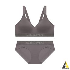 CODES COMBINE 코데즈 컴바인 INNERWEAR 펑셔널 스포츠브라 팬티세트 - 딤그레이