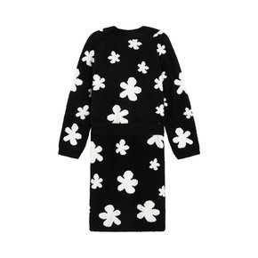 Flora Robe Gown_black ivory